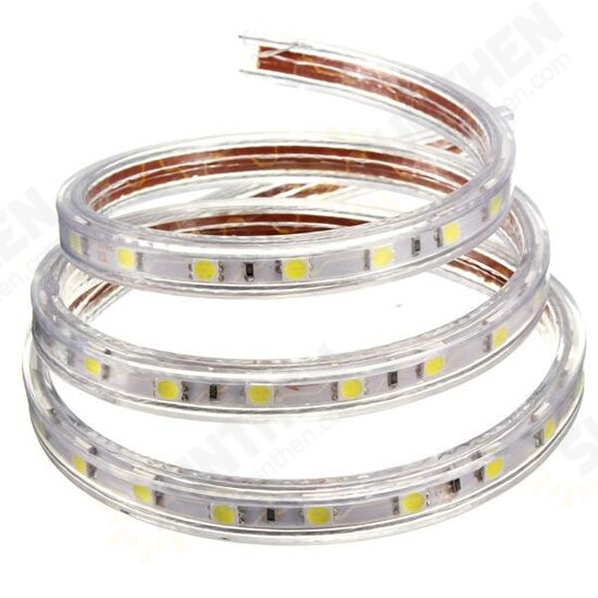 1M 5050 Waterproof IP67 Flexible Led Strip Light For XMAS Home Decor 110V