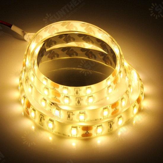 1M 60LEDS SMD 5630 Flexible LED Strip Home Decoration Counter Light Waterproof DC 12V