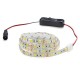 1M Flexible Waterproof 60 LED SMD5050 Strip Light Set with Switch and DC12V Power Adapter