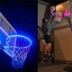 1M Solar Powered Waterproof 8 Modes IP67 RGB White 30LED Basketball Rim Strip Light for Outdoor Use