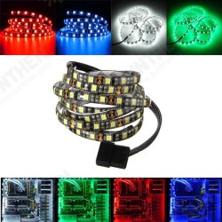 1M Waterproof 5050 LED Flexible Strip Background Light PC Computer Case DC12V 1M Waterproof 5050 LED Flexible Strip Background Light PC Computer Case DC12V