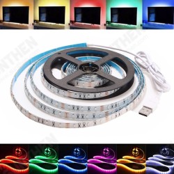 1M Waterproof USB SMD3528 TV Background Computer LED Strip Tape Flexible Light DC5V 1M Waterproof USB SMD3528 TV Background Computer LED Strip Tape Flexible Light DC5V