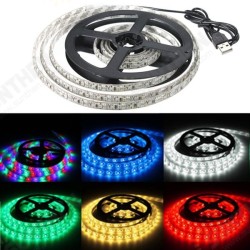 200CM 3528 120LED 9.6W USB LED Strip Light TV Background Lighting IP65 Kit 5V