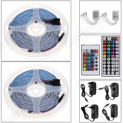 20M 5050 LED Strip Light RGB SMD Tape Ribbon Lamp Stripe Full Kit Non-waterproof 24/44 Keys Remote Controller 20M 5050 LED Strip Light RGB SMD Tape Ribbon Lamp Stripe Full Kit Non-waterproof 24/44 Keys Remote Controller