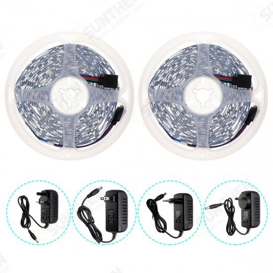 20M 5050 LED Strip Light RGB SMD Tape Ribbon Lamp Stripe Full Kit Non-waterproof 24/44 Keys Remote Controller