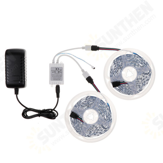 20M 5050 LED Strip Light RGB SMD Tape Ribbon Lamp Stripe Full Kit Non-waterproof 24/44 Keys Remote Controller