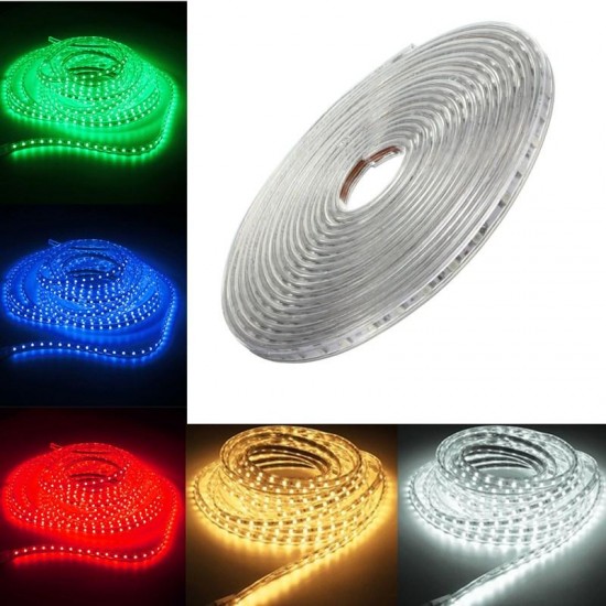 220V 10M 5050 LED SMD Outdoor Waterproof Flexible Tape Rope Strip Light Xmas