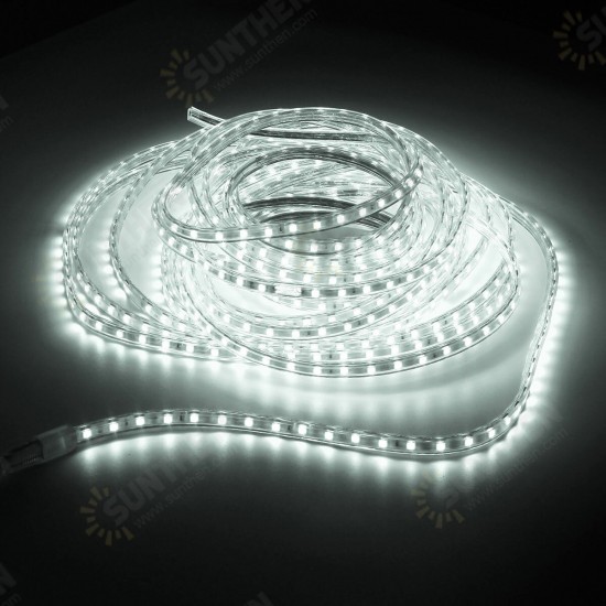 220V 13M 5050 LED SMD Outdoor Waterproof Flexible Tape Rope Strip Light Xmas