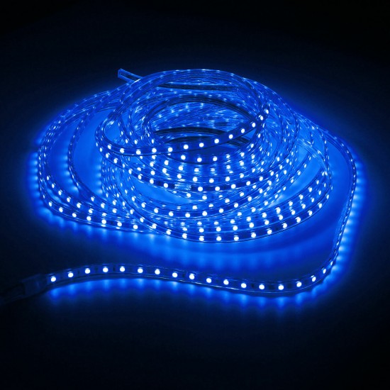 220V 13M 5050 LED SMD Outdoor Waterproof Flexible Tape Rope Strip Light Xmas