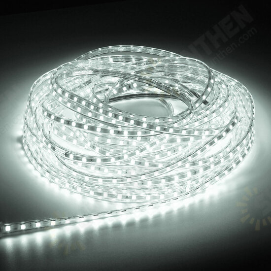 220V 14M 5050 LED SMD Outdoor Waterproof Flexible Tape Rope Strip Light Xmas