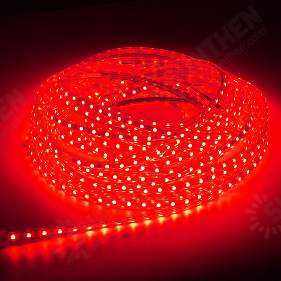 220V 14M 5050 LED SMD Outdoor Waterproof Flexible Tape Rope Strip Light Xmas