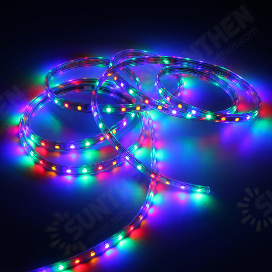 220V 3M 5050 LED SMD Outdoor Waterproof Flexible Tape Rope Strip Light Xmas