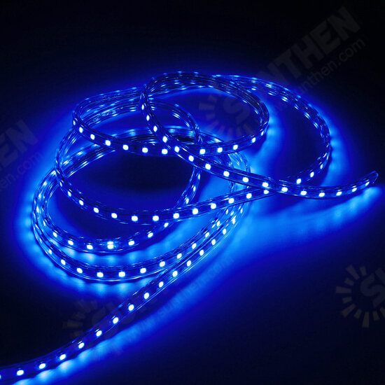 220V 3M 5050 LED SMD Outdoor Waterproof Flexible Tape Rope Strip Light Xmas