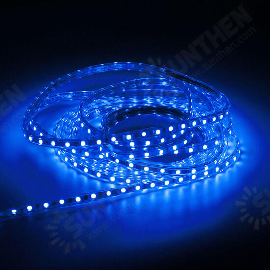 220V 7M 5050 LED SMD Outdoor Waterproof Flexible Tape Rope Strip Light Xmas