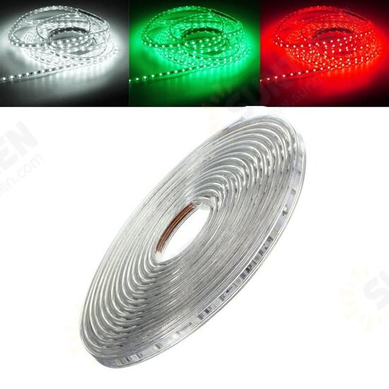 220V 7M 5050 LED SMD Outdoor Waterproof Flexible Tape Rope Strip Light Xmas