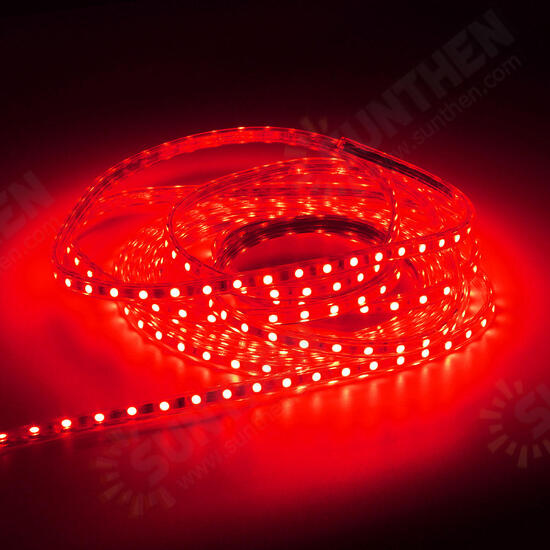 220V 7M 5050 LED SMD Outdoor Waterproof Flexible Tape Rope Strip Light Xmas