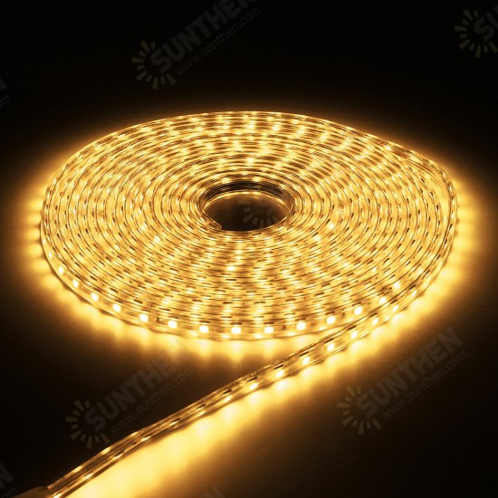 220V 9M 5050 LED SMD Outdoor Waterproof Flexible Tape Rope Strip Light Xmas