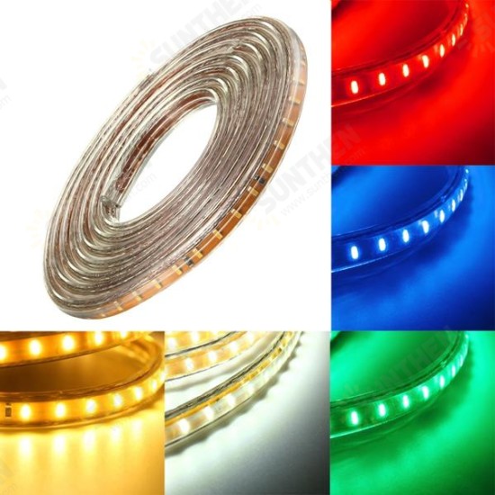 2M 3014 Waterproof LED Rope Lamp Party Home Christmas Indoor/Outdoor Strip Light 220V