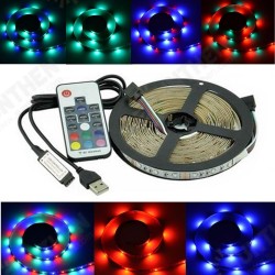 2M 3M 5M USB SMD 2835 RGB TV Background Lighting Kit Strip Light With 17Keys RF Remote DC5V 2M 3M 5M USB SMD 2835 RGB TV Background Lighting Kit Strip Light With 17Keys RF Remote DC5V