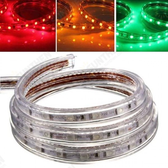 2M 5050 Waterproof IP67 Flexible Led Strip Light For XMAS Home Decor 110V