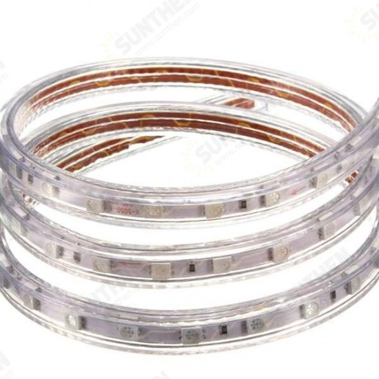 2M 5050 Waterproof IP67 Flexible Led Strip Light For XMAS Home Decor 110V