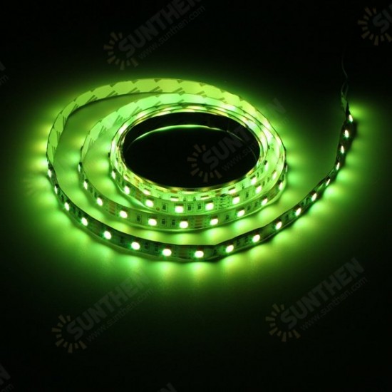 2M DC12V 28.8W 120 SMD 5050 Non-waterproof Red/Blue/Green/White/Warm White/RGB Flexible LED Strip