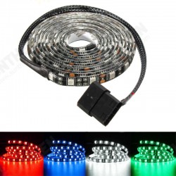 2M Waterproof 5050 LED Flexible Strip Background Light PC Computer Case DC12V 2M Waterproof 5050 LED Flexible Strip Background Light PC Computer Case DC12V