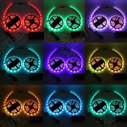 2PCS 5M 150 LEDs 5050 RGB Waterproof 44 Key Remote Control DC12V Flexible LED Strip Light Kit 2PCS 5M 150 LEDs 5050 RGB Waterproof 44 Key Remote Control DC12V Flexible LED Strip Light Kit