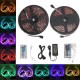 2PCS 5M 150 LEDs 5050 RGB Waterproof 44 Key Remote Control DC12V Flexible LED Strip Light Kit