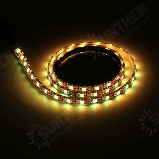 2x50CM + 2x100CM USB SMD5050 RGB LED Strip Light TV Backlight Bar Kit + Remote Control for DC5V