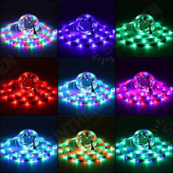 3/5/10M LED Strip Lights RGB Colour Changing Tape Under Cabinet Kitchen Lighting