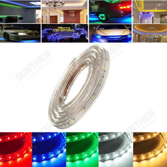 3M 10.5W Waterproof IP67 SMD 3528 180 LED Strip Rope Light Christmas Party Outdoor AC 220V