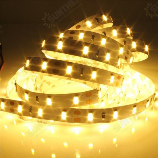 3M 15W DC 12V 180 SMD 5630 Non-Waterproof White/Warm White/Red/Green/Blue LED Strip Flexible Light