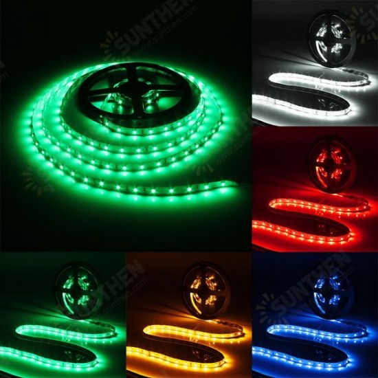 3M 300 SMD 3528 LED Flexible Strip Light Cigarette Charger Cars Trucks Dashboards Decor DC12V