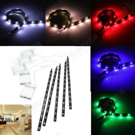 4.5V Battery Operated 30CM LED Strip Light Waterproof Craft Lights Hobby Light