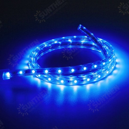 4M 14W Waterproof IP67 SMD 3528 240 LED Strip Rope Light Christmas Party Outdoor AC 220V