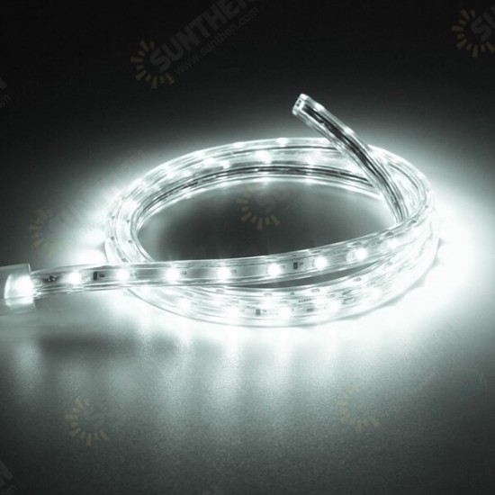 4M 14W Waterproof IP67 SMD 3528 240 LED Strip Rope Light Christmas Party Outdoor AC 220V