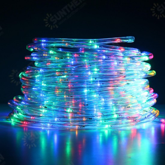 4M Waterproof Flexible 64LEDs Tube Rope Strip Light for Christmas Party Decor AC220V