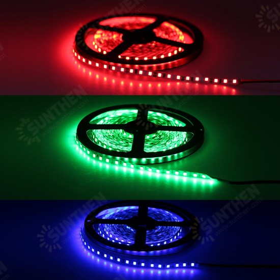 4mm Narrow Width DC12V 5M 2835 Flexible LED Strip Light Non-Waterproof for Home Indoor Bed Decor