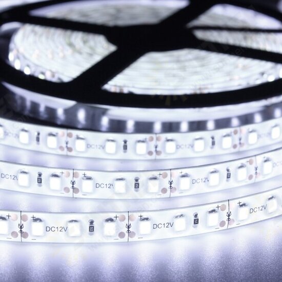 5M 15W DC12V 600 SMD 2835 Waterproof IP65 White/Warm White Tape LED Flexible Strip light