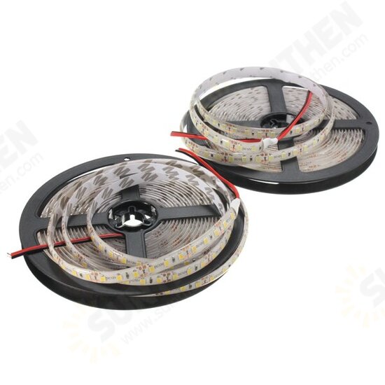 5M 15W DC12V 600 SMD 2835 Waterproof IP65 White/Warm White Tape LED Flexible Strip light