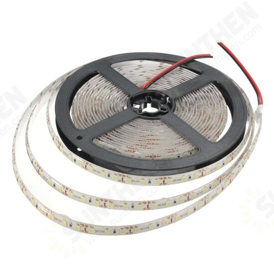 5M 15W DC12V 600 SMD 2835 Waterproof IP65 White/Warm White Tape LED Flexible Strip light