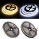 5M 15W DC12V 600 SMD 2835 Waterproof IP65 White/Warm White Tape LED Flexible Strip light