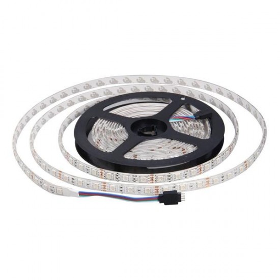 5M 300 LED SMD3528 Waterproof RGB Flexible Strip with Music Controller DC12V 2A Power Adapter