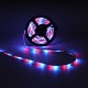 5M 300 LED SMD3528 Waterproof RGB Flexible Strip with Music Controller DC12V 2A Power Adapter