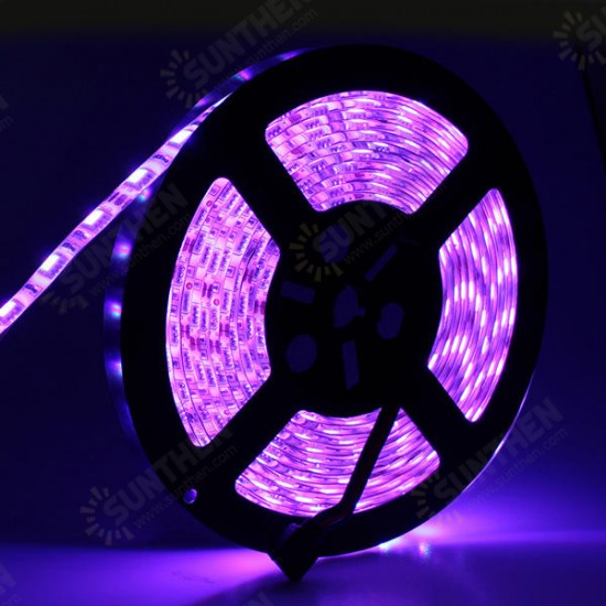 5M 5050 RGB Waterproof 300 LED Flexible Rope Strip Light + 24 Key Controller + 12V Power Adapter