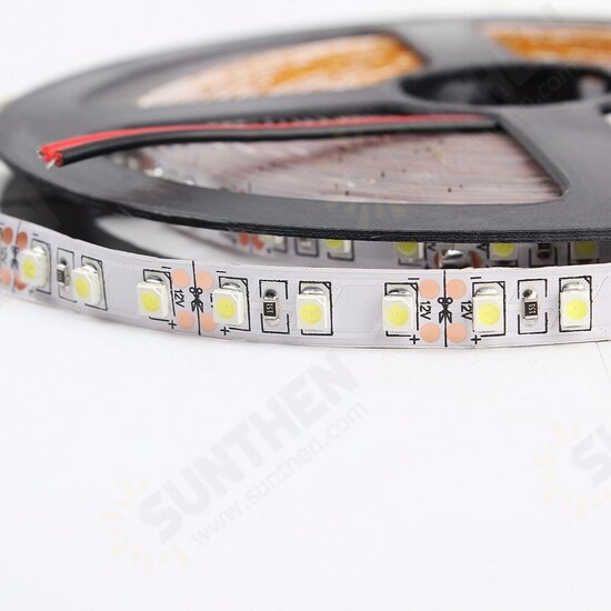 5M 600LEDs 3528 SMD Cool/Warm White Waterproof Flexible LED Strip Light Lamp