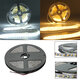 5M 600LEDs 3528 SMD Cool/Warm White Waterproof Flexible LED Strip Light Lamp