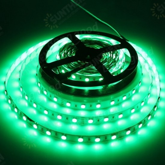 5M 72W SMD 5050 Non-waterproof RGB/White/Warm White 300 LED Strip Light Tape Lamp Home Decor DC24V