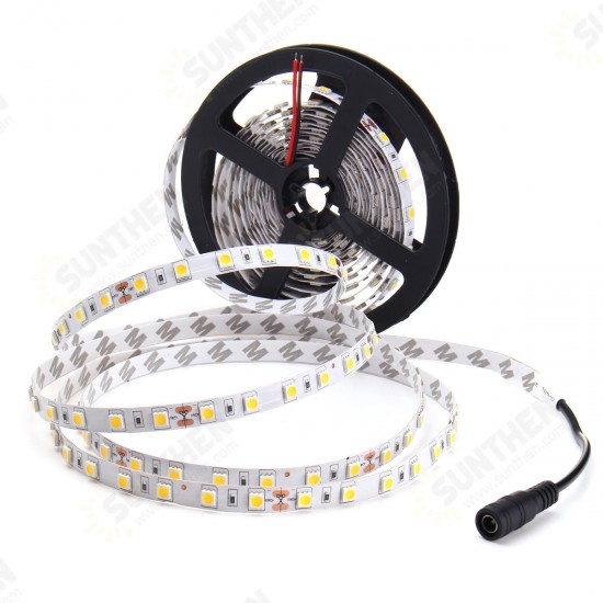 5M 72W SMD5050 Non-Waterproof 300LEDs Flexible Strip Tape Light for Home Decoration DC24V